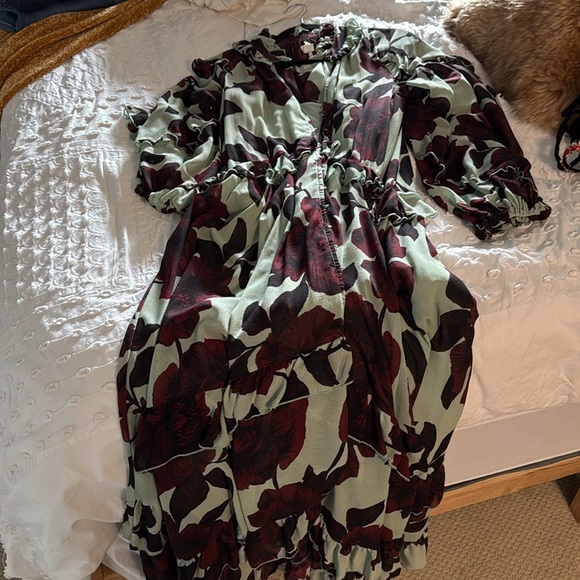 Floral Free People Ruffle Maxi Dress - Picture 3 of 3